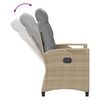vidaXL Tuinstoel 2 pcs Beige en Licht Grijs 56 x 60 x 112 cm