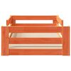 vidaXL Bedframe zonder matras massief grenenhout wasbruin 90x190 cm