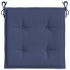 vidaXL Palletkussens 4 st 40x40x4 cm oxford stof marineblauw