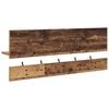 vidaXL Wandgemonteerde kapstok Oudhout 90 x 15 x 36 cm Bewerkt hout