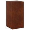 vidaXL Plantenstandaard Roestkleurig 40 x 40 x 80 cm weervast staal