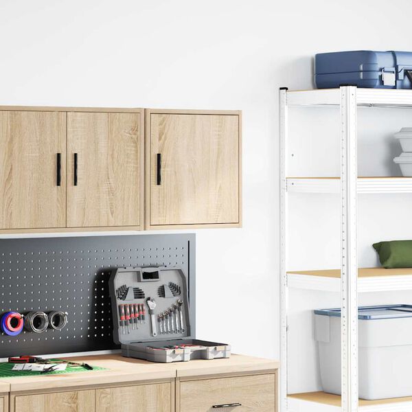 vidaXL Garagewandkast sonoma bewerkt hout eikenkleurig