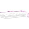 vidaXL Pocketveringmatras middelhard 90x200 cm superkingsize