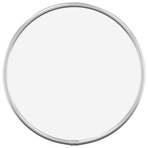 vidaXL Wandspiegel rond &Oslash;20 cm zilverkleurig