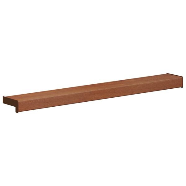 vidaXL Raamsokkel Bruin Hout 80 x 15 x 4,5 cm PVC