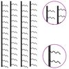 vidaXL Wijnrekken wandmontage voor 48 flessen 2 st ijzer zwart