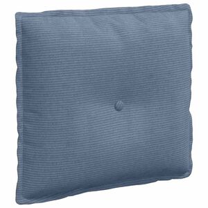 vidaXL Rugkussen Blauw 50 x 45 cm Katoen Stof