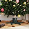 vidaXL Kerstboomstandaard 1.73 Groen 49 x 49 x 15,5 cm Staal