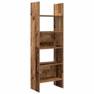 vidaXL Boekenkast Oudhout 60 x 35 x 180 cm Bewerkt hout