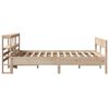 vidaXL Bedframe zonder matras massief grenenhout 140x190 cm