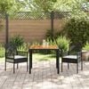 vidaXL Tuin Eetset 3 pcs Beige Poly riet