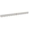 vidaXL Vervangende markies volant Lichtgrijs en wit. 3 m Polyester