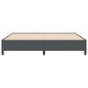 vidaXL Boxspringbed Donkergrijs 200 x 200 cm Fluweel