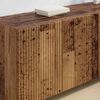 vidaXL TV-wandkast Oud Hout 59,5 x 31 x 40 cm Bewerkt hout