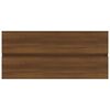 vidaXL Wastafelkast 100x38,5x45 cm bewerkt hout bruin eikenkleur