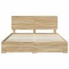 vidaXL Bedframe met hoofdeinde Sonoma Eiken 180 x 200 cm Bewerkt hout
