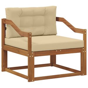 vidaXL Buiten Midden Sofa Naturel