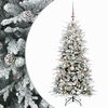vidaXL Kunstmatige Inklapbare Kerstboom 150 cm 150 LED's Warmwit