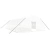 vidaXL Tuinkas met stalen frame 60 m&sup2; 10x6x2,85 m wit