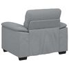 vidaXL Fauteuil 100x81x84 cm stof lichtgrijs