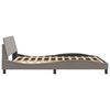 vidaXL Bedframe "Dover" stof taupe 160x200 cm