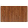 vidaXL Wastafelblad 100x60x1,5cm behandeld massief hout donkerbruin
