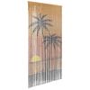 vidaXL Insectengordijn 100x200 cm bamboe palmboom print