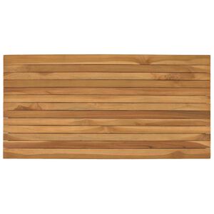vidaXL Tafelblad 100 x 50 x 3,5 cm Rechthoekig Massief Teakhout