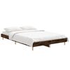 vidaXL Bedframe zonder matras hout gerookt eikenkleurig 120x190 cm