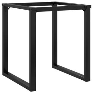 vidaXL Eetfelpoten O-frame 70x70x73 cm staal