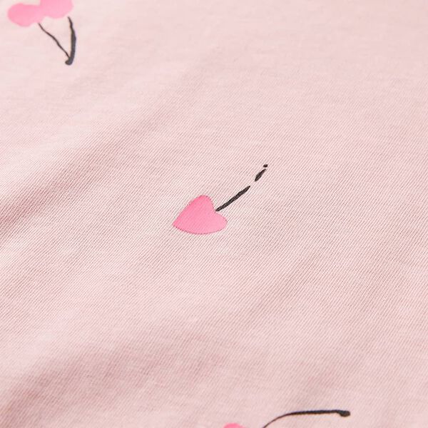 Kindershirt 104 lichtroze