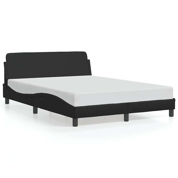 vidaXL Bedframe "Dover" kunstleer zwart 140x200 cm