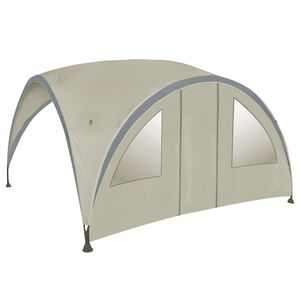 Bo-Camp Zijwand voor partytent met deur en raam S beige