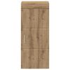 vidaXL Badkamer wandkast TULUM Artisan Eiken 37 x 24,5 x 86 cm