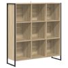 vidaXL Boekenkast Sonoma 99,5 x 30 x 108,5 cm Bewerkt hout