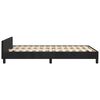 vidaXL Bedframe zonder matras 120x200 cm fluweel zwart