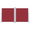 vidaXL Windscherm uittrekbaar 170x600 cm rood