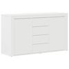 vidaXL Dressoir Wit 120 x 36 x 69 cm Bewerkt hout