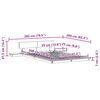 vidaXL Bedframe Bruin 120 x 200 cm Hout