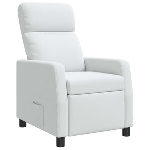 vidaXL Relaxfauteuil Wit Stof