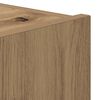 vidaXL TV Wandkast Artisan Eiken 80 x 35 x 31 cm Bewerkt hout