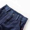 Kinderbroek 128 ribfluweel marineblauw