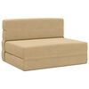 vidaXL Vouwsofa Bed Lichtgroen Grijs 190 x 100 x 15 cm Katoen Stof