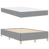 vidaXL Bedframe met matras Lichtgrijs 120 x 200 cm Stof