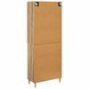 vidaXL Hoge kast Artisan Eiken 69,5 x 34 x 180 cm