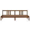 vidaXL Bedframe massief hout honingbruin 200x200 cm