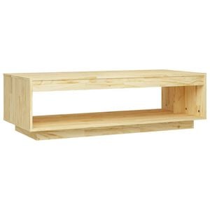 vidaXL Salontafel 110x50x33,5 cm massief grenenhout