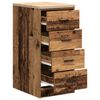 vidaXL Garagekast 40x51x85 cm massief grenenhout oud hout