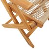 vidaXL 3-delige Bistroset polypropeen en massief hout beige