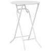 vidaXL Bistroset 3 pcs Wit Staal